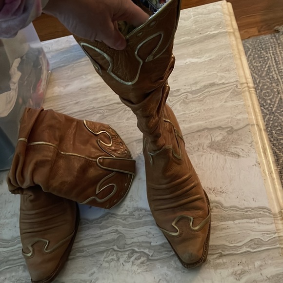 Rare! Slouchy western cowboy cowgirl boots - Picture 6 of 10